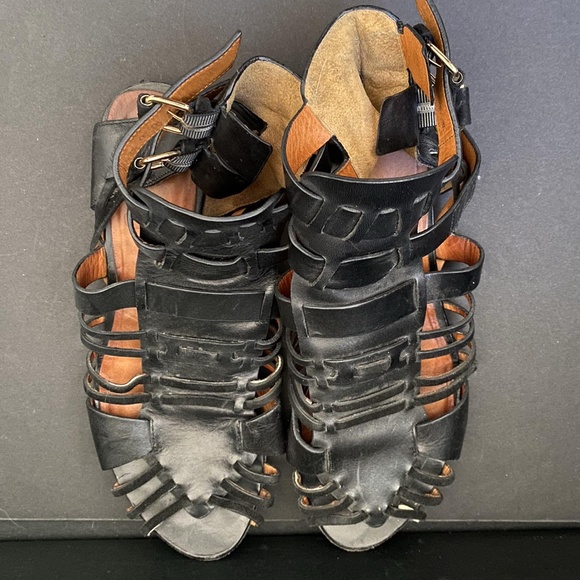 Givenchy Black Gladiator Sandals - Picture 4 of 6